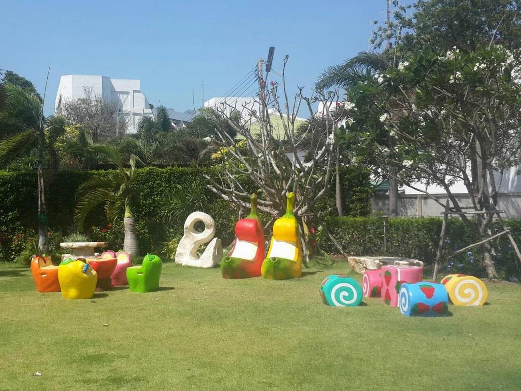 Golden Beach Cha-Am Hotel Bagian luar foto